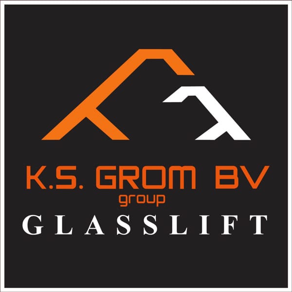 logo ks grom glasslift vierkant